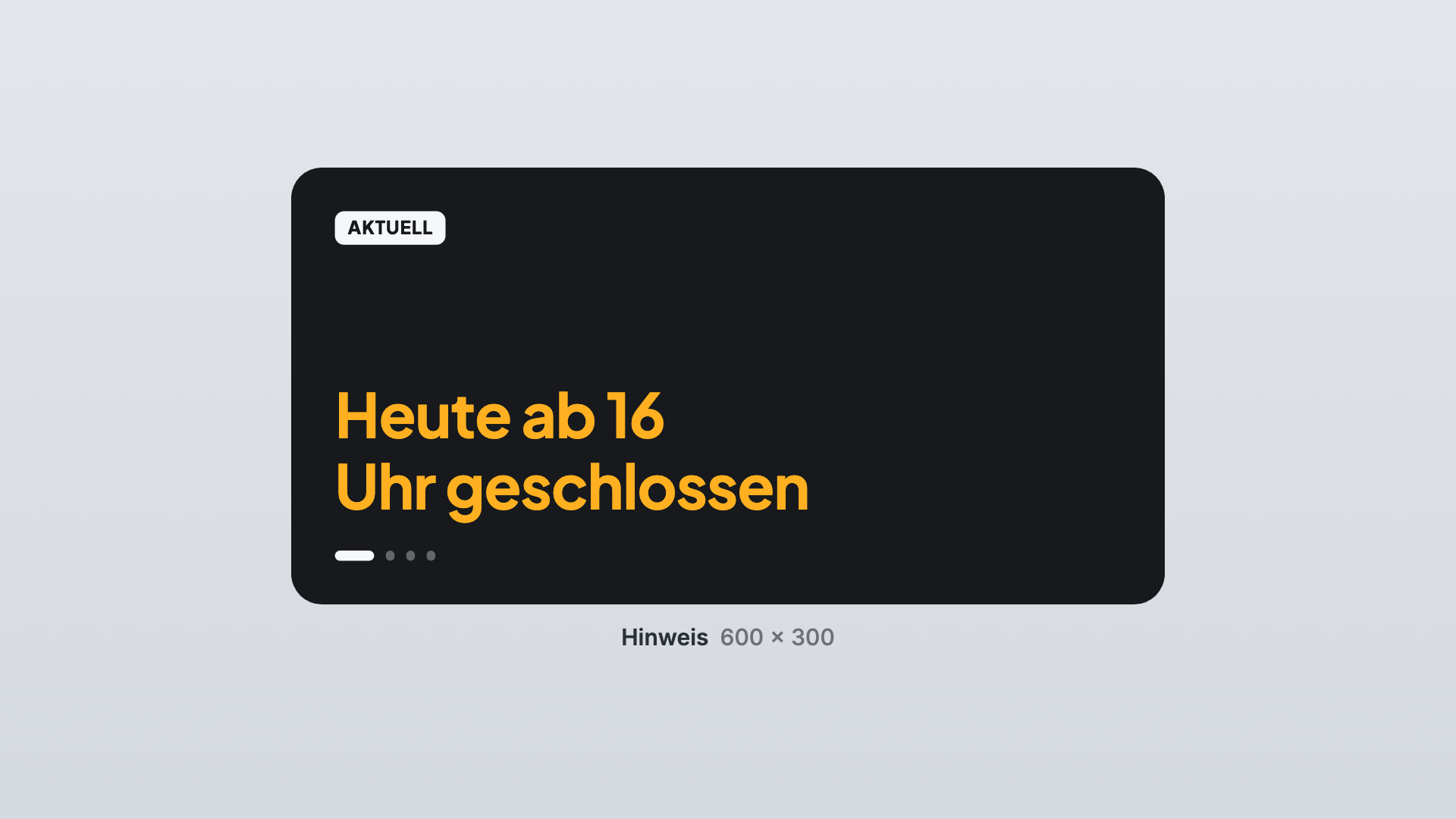 Scrolling Text in the Notice view