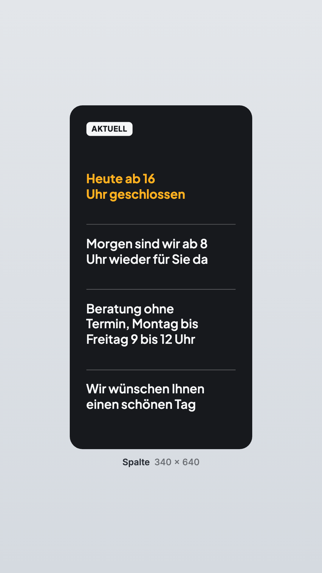 Scrolling Text in the Column view