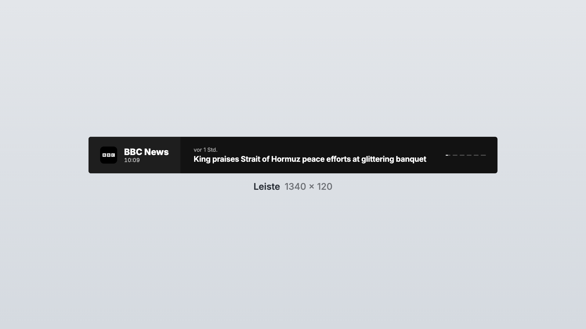 BBC News in the Band view