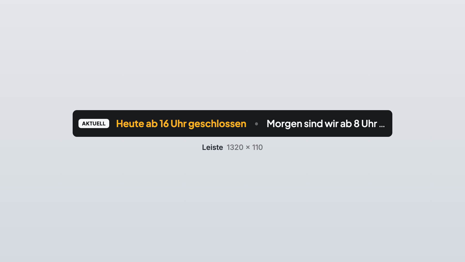 Scrolling Text in the Strip view
