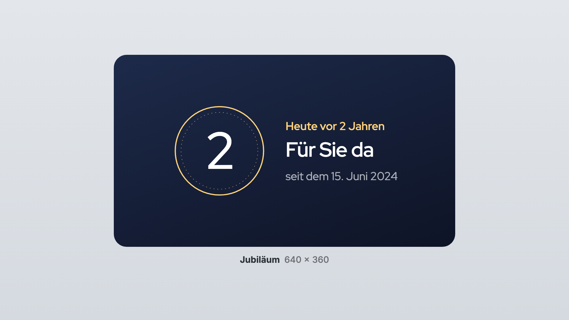 Day Counter in the Anniversary view