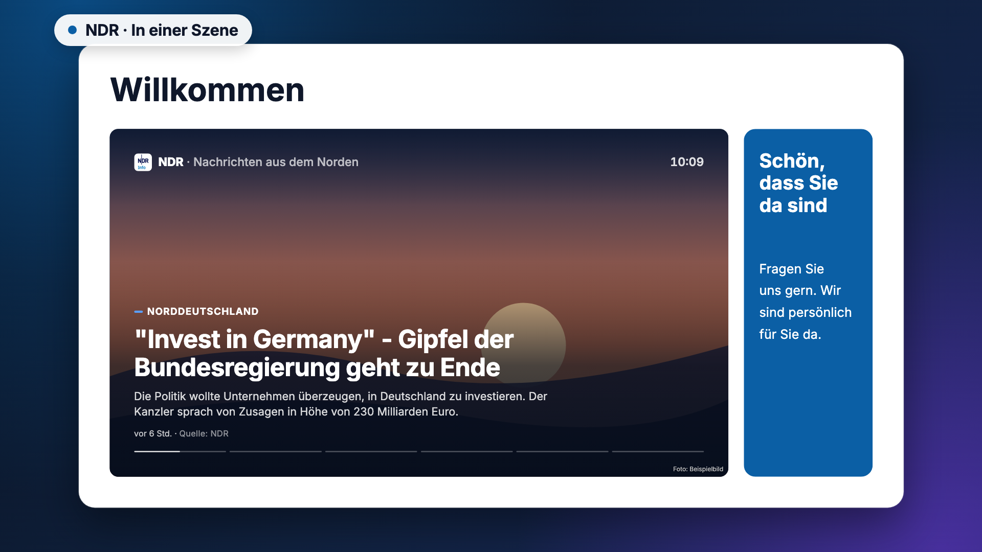 NDR in the scene-example view