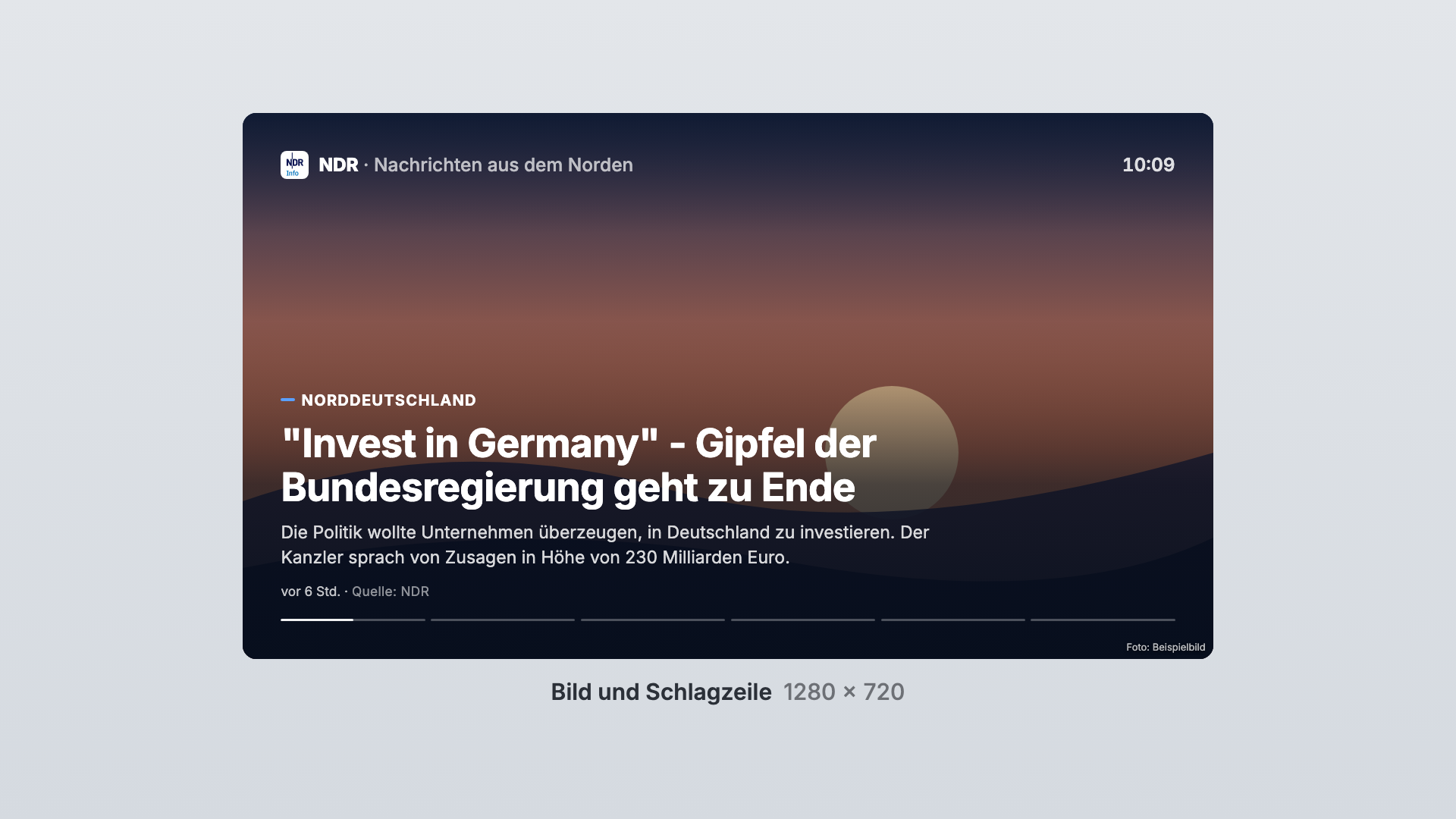 NDR in der Ansicht Bild und Schlagzeile
