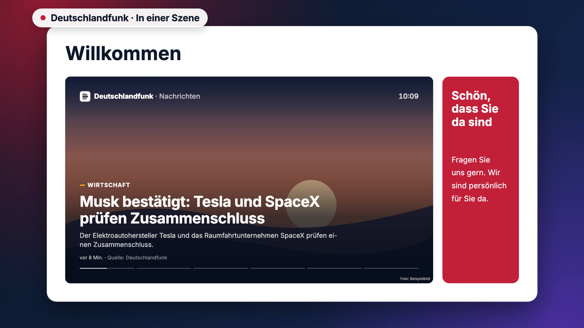 Deutschlandfunk in der Ansicht scene-example