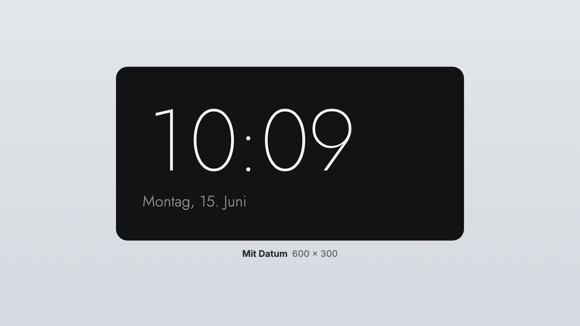 Uhr in der Ansicht Mit Datum